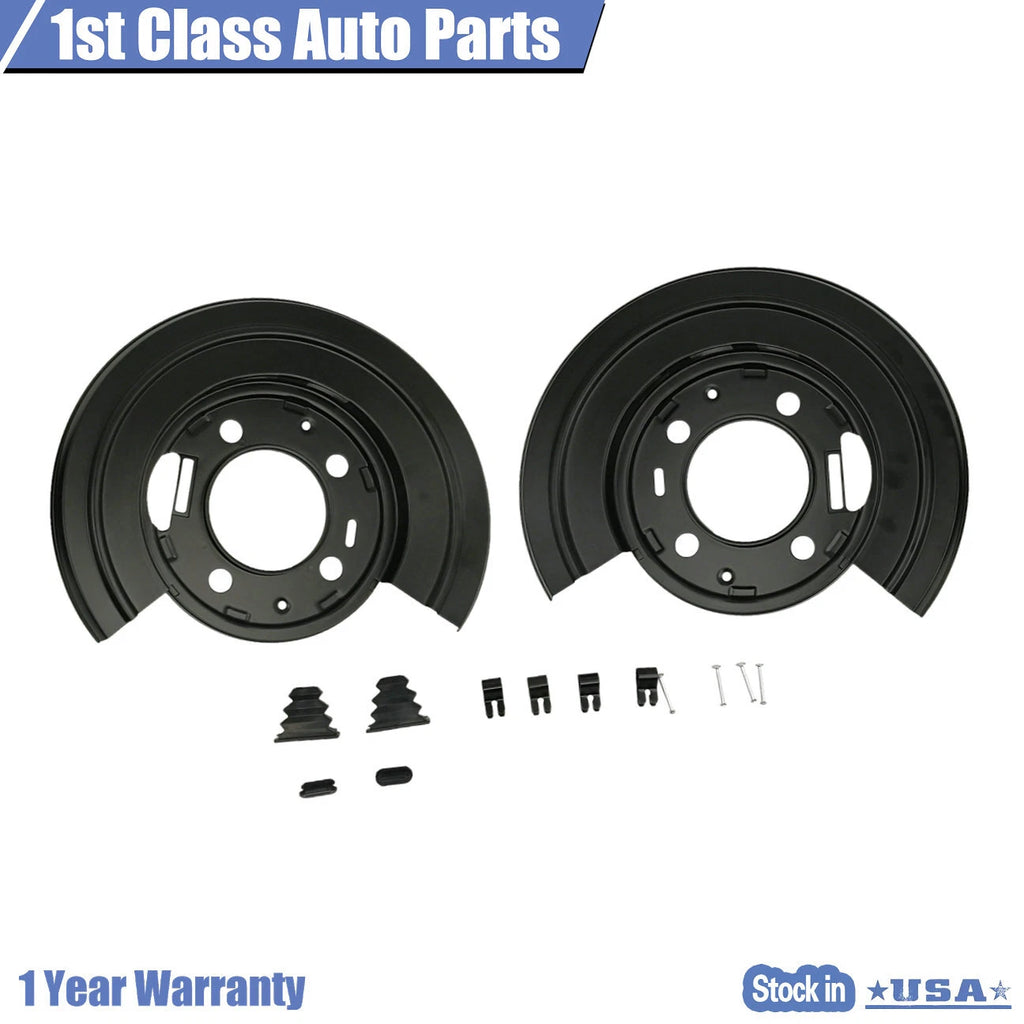 Rear Brake Dust Shield Backing Plates Pair for Ford F250 F350 Excursion (1999–2007) 924-212