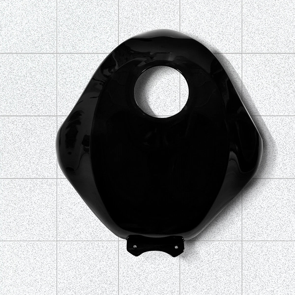 Glossy Black ABS Gas Fuel Tank Cover for Kawasaki Ninja ZX10R (2008–2010)