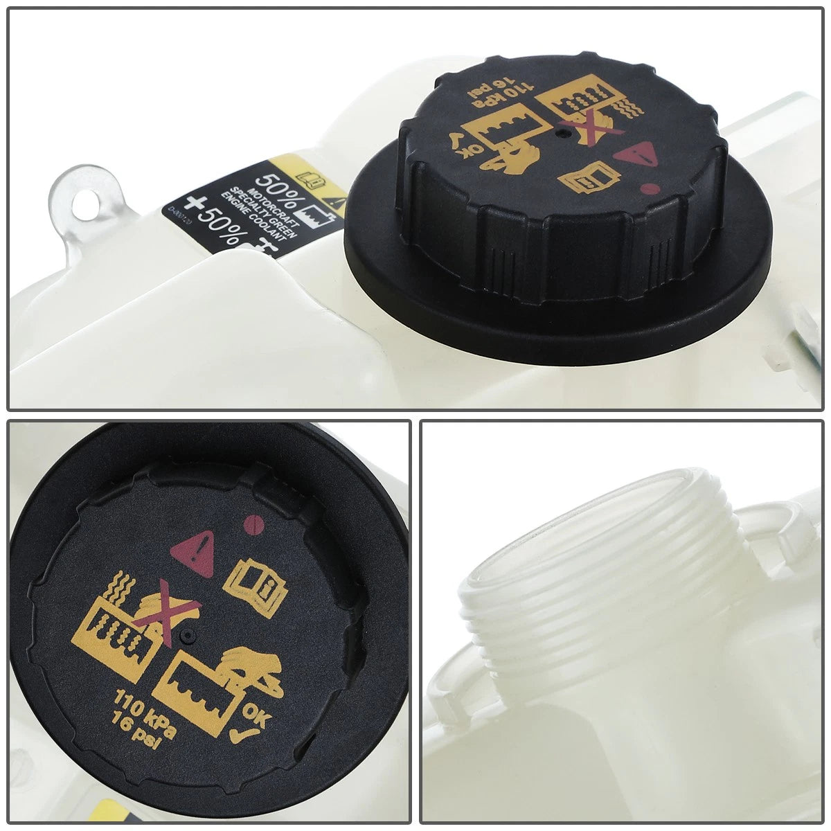 Coolant Overflow Tank Reservoir for Lincoln MKZ/Ford Fusion (2007–2011)