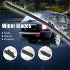 1 Pcs 15" Rear Windshield Wiper Blade for BMW  Rubber Black