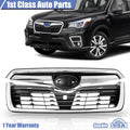 Chrome Mesh Front Bumper Grille for Subaru Forester (2019–2021)