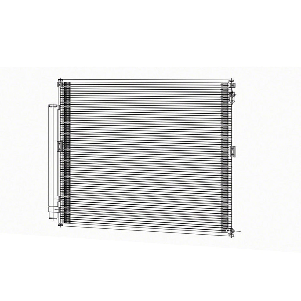 Replacement A/C Condenser w Receiver Drier for Toyota Hilux (2016–2018)