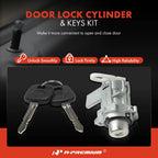 Lock Cylinder Set w/ Keys for Toyota Yaris (2007-2011)