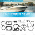 Carburetor Rebuild Kit 302-804844002 for Mercruiser 3.0L 5.0L