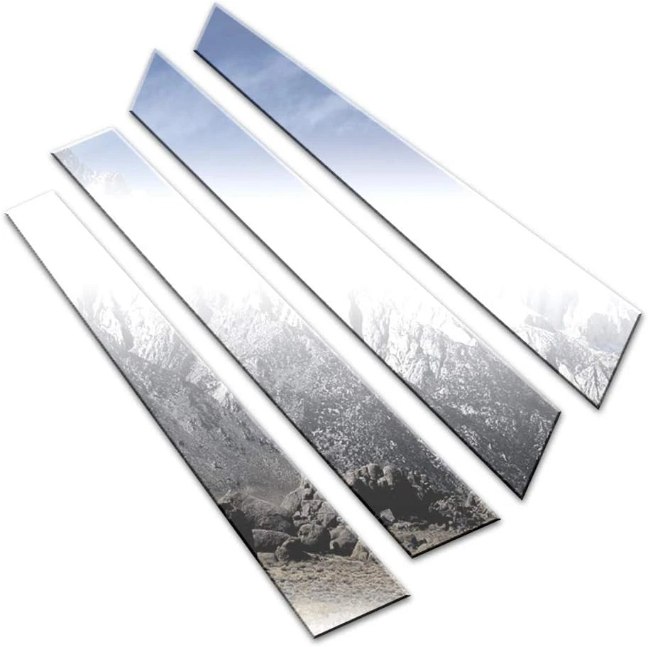 Luxury FX Stainless Steel Pillar Post Trim 4pc for BMW X3 (2004–2010)