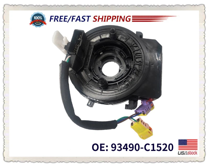 Clock Spring 93490-C1520 for Hyundai Sonata/Sonata Hybrid (2018–2019)