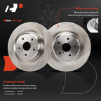 Rear Disc Brake Rotors & Ceramic Pads for Subaru Ascent (2019–2022)
