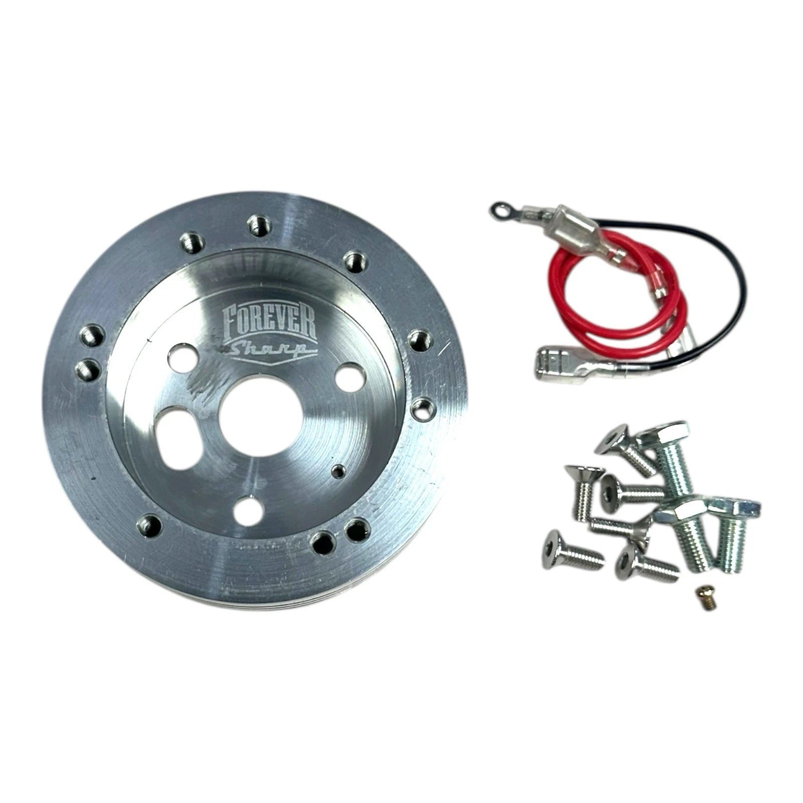 Steering Wheel Spacer Polished Billet Aluminum for Jeep Wrangler (2007–2023)