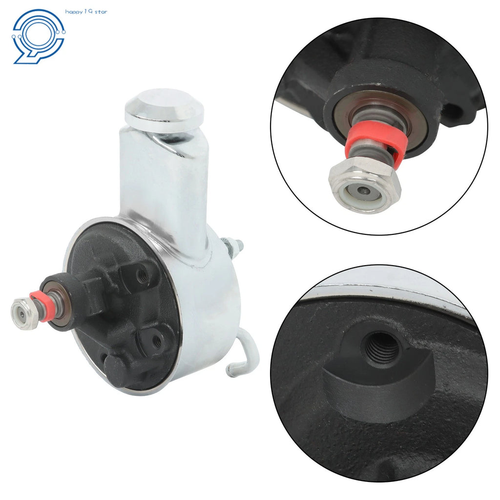Polished Power Steering Pump for Chevy Small Big Block SBC BBC (1969–1995)