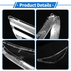 1 Pcs Headlight Lens Cover for Hyundai Sonata (2011–2014) PC Clear