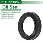 Set of 5 Oil Seal Rotary Shaft Seal NBR Rubber 22.4x30.4x4.5mm