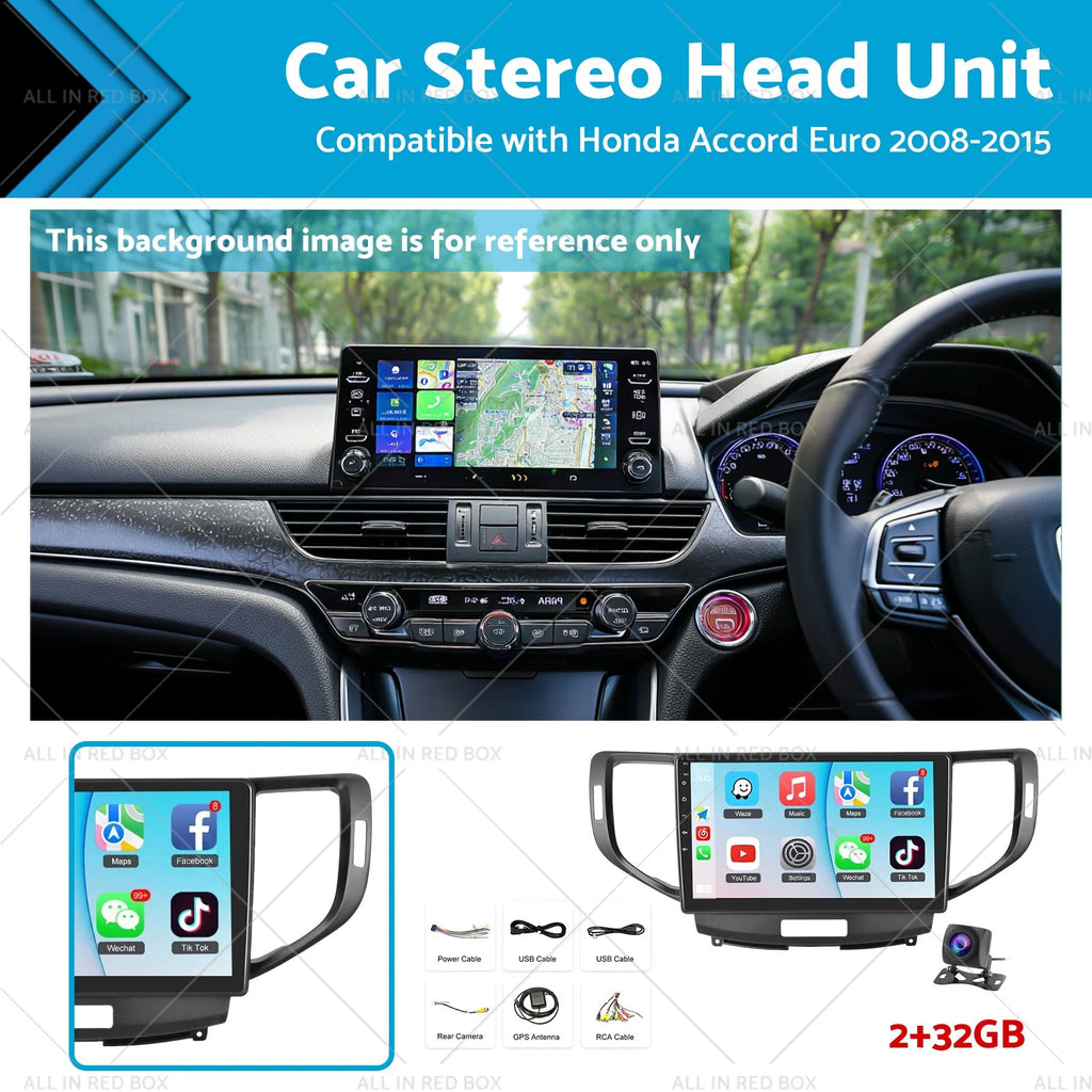 Car Stereo Head Unit for Honda Accord Euro (2008–2015)
