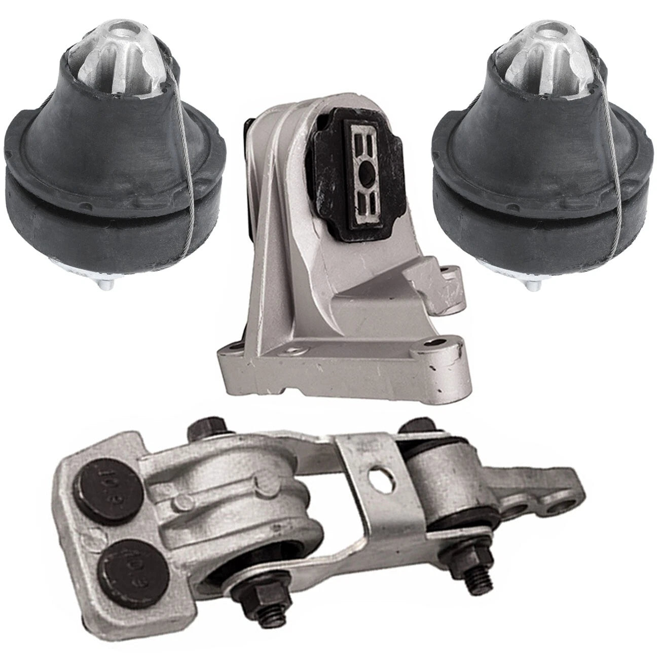 Set of 4 Engine Motor Mounts Torque Rods for Volvo S60 V70 XC70 XC90 (2001–2010)