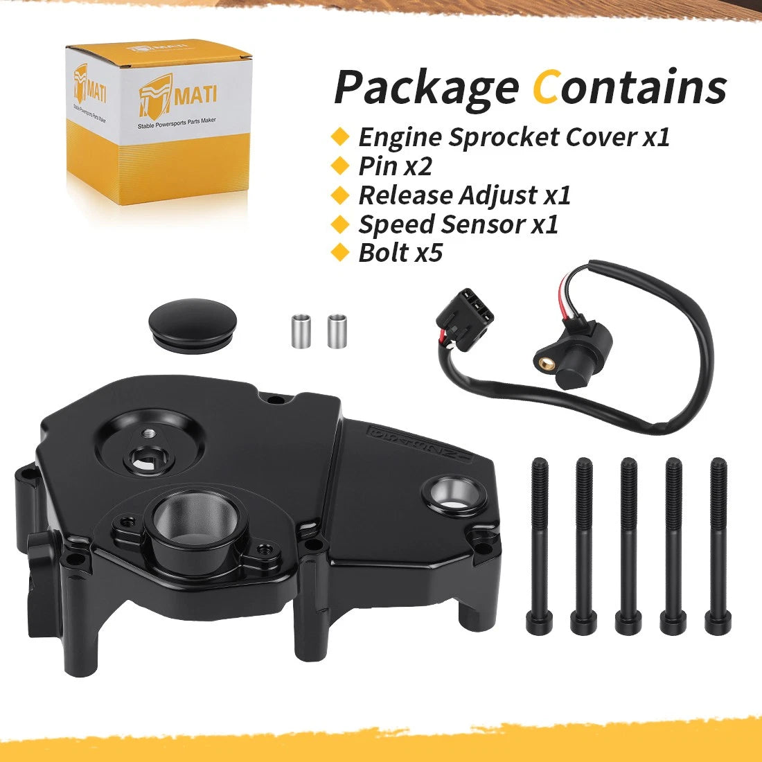 Sprocket Cover & Speed Sensor for Suzuki GSXR 600 GSX-R600 (1997–2000) GSXR750 (1996–1999)