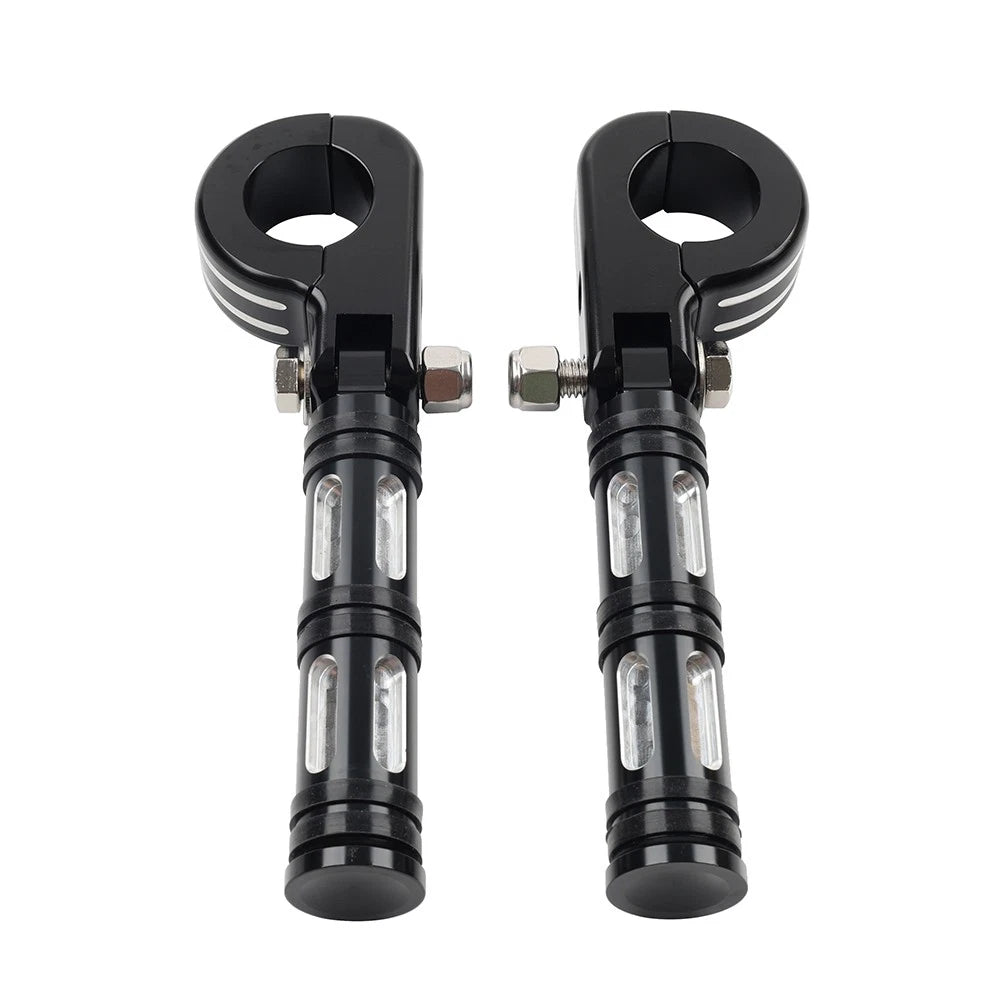 2X Engine Guard Bar Highway Foot Peg Footrest for Harley