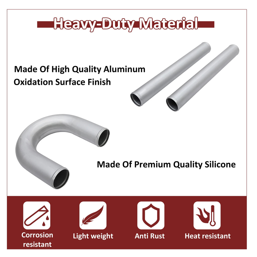 3" Aluminum Intercooler Piping Kit for Universal Applications