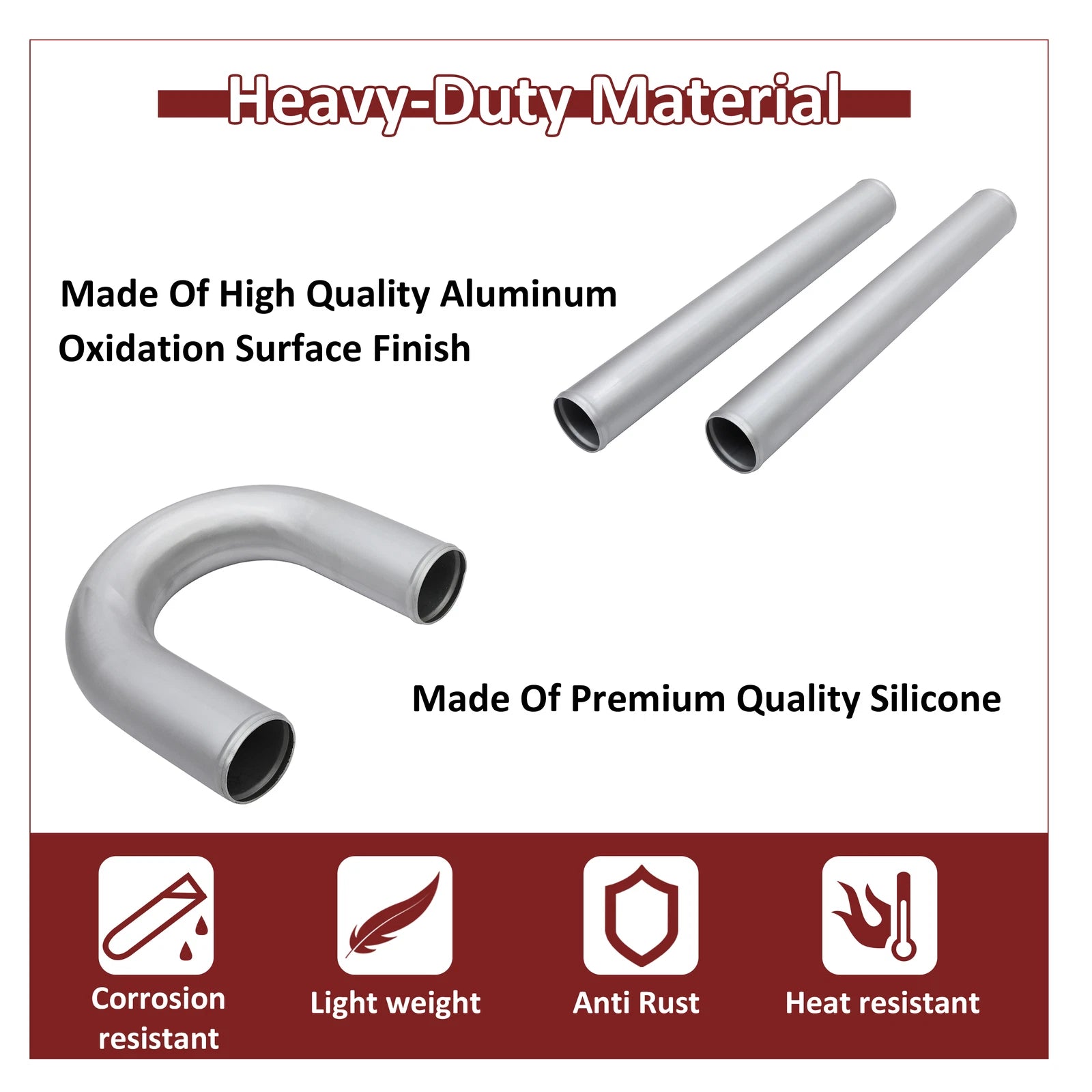 3" Aluminum Intercooler Piping Kit for Universal Applications