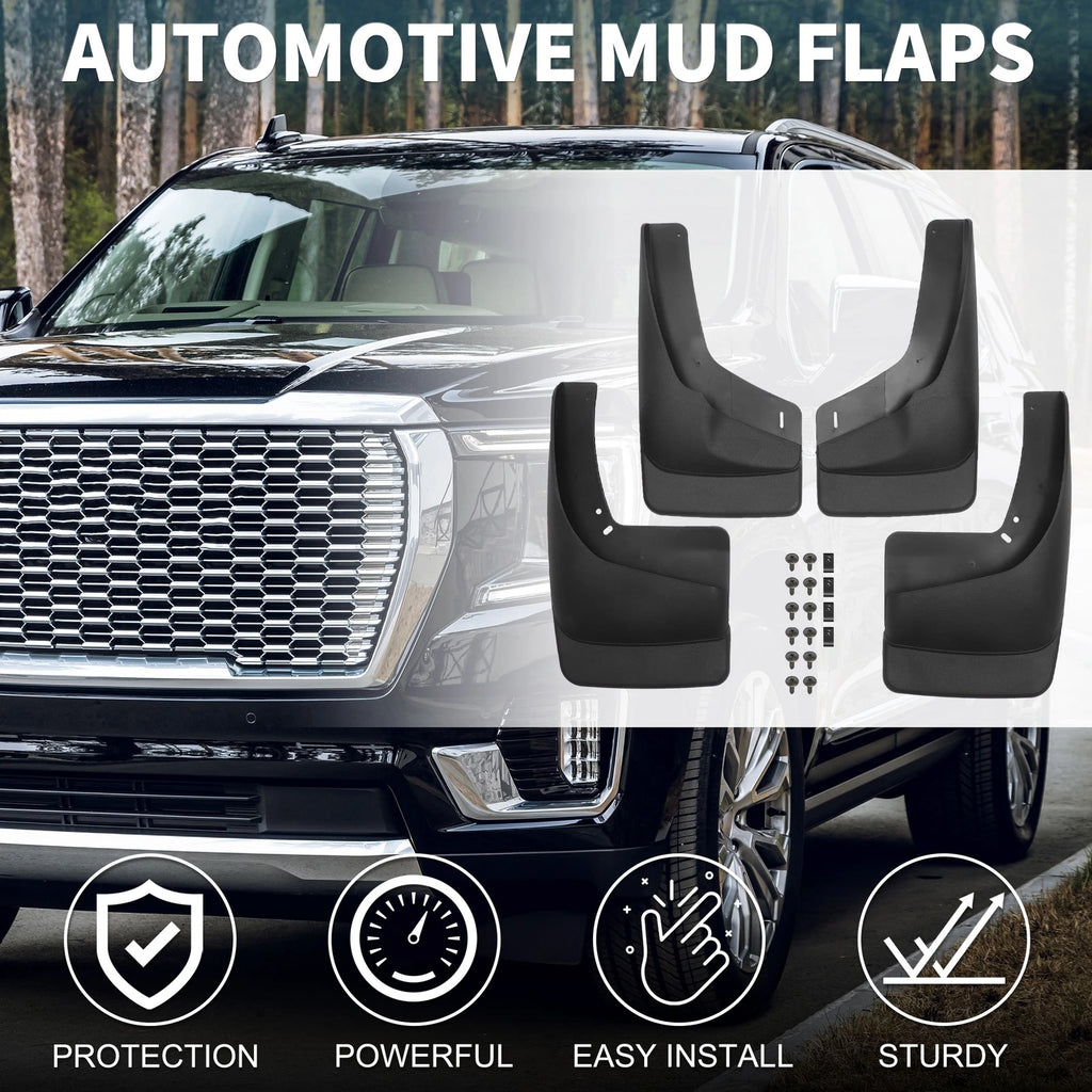 Mud Flap Splash Guard for Chevrolet GMC Avalanche Silverado Tahoe (2001–2014)