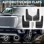 Mud Flap Splash Guard for Chevrolet GMC Avalanche Silverado Tahoe (2001–2014)