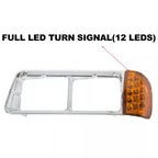 Headlight Bezel with LED Turn Signal for Freightliner FLD120