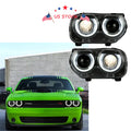 Set of 2 Headlights for Dodge Challenger (2015–2019)