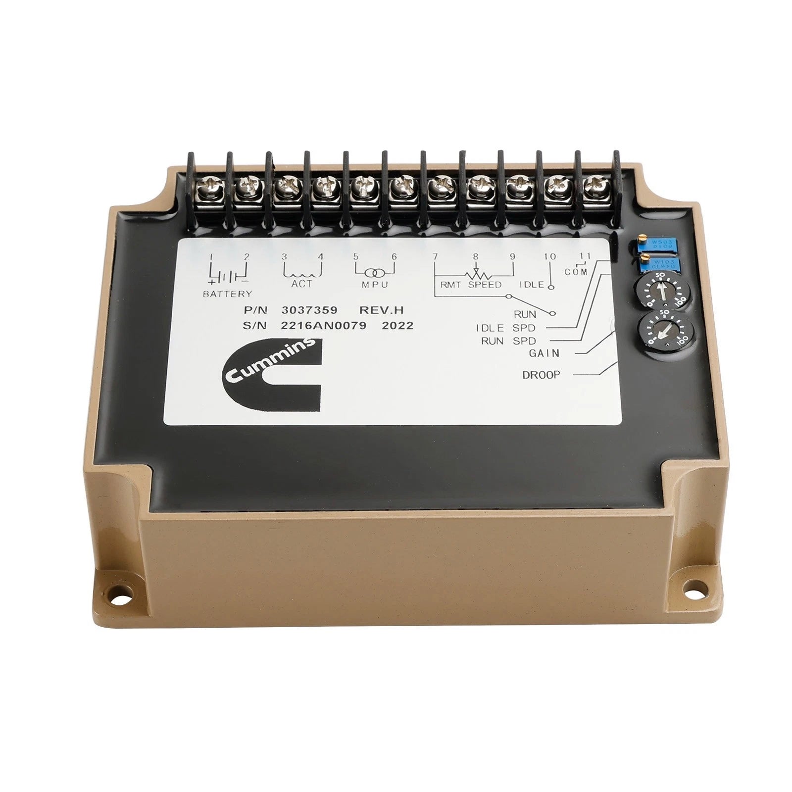 Electronic Engine Speed Controller for Cummins (3037359)