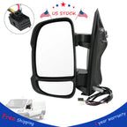 Manual Door Mirror for RAM ProMaster 1500 2500 3500 (2014–2023) Left Side