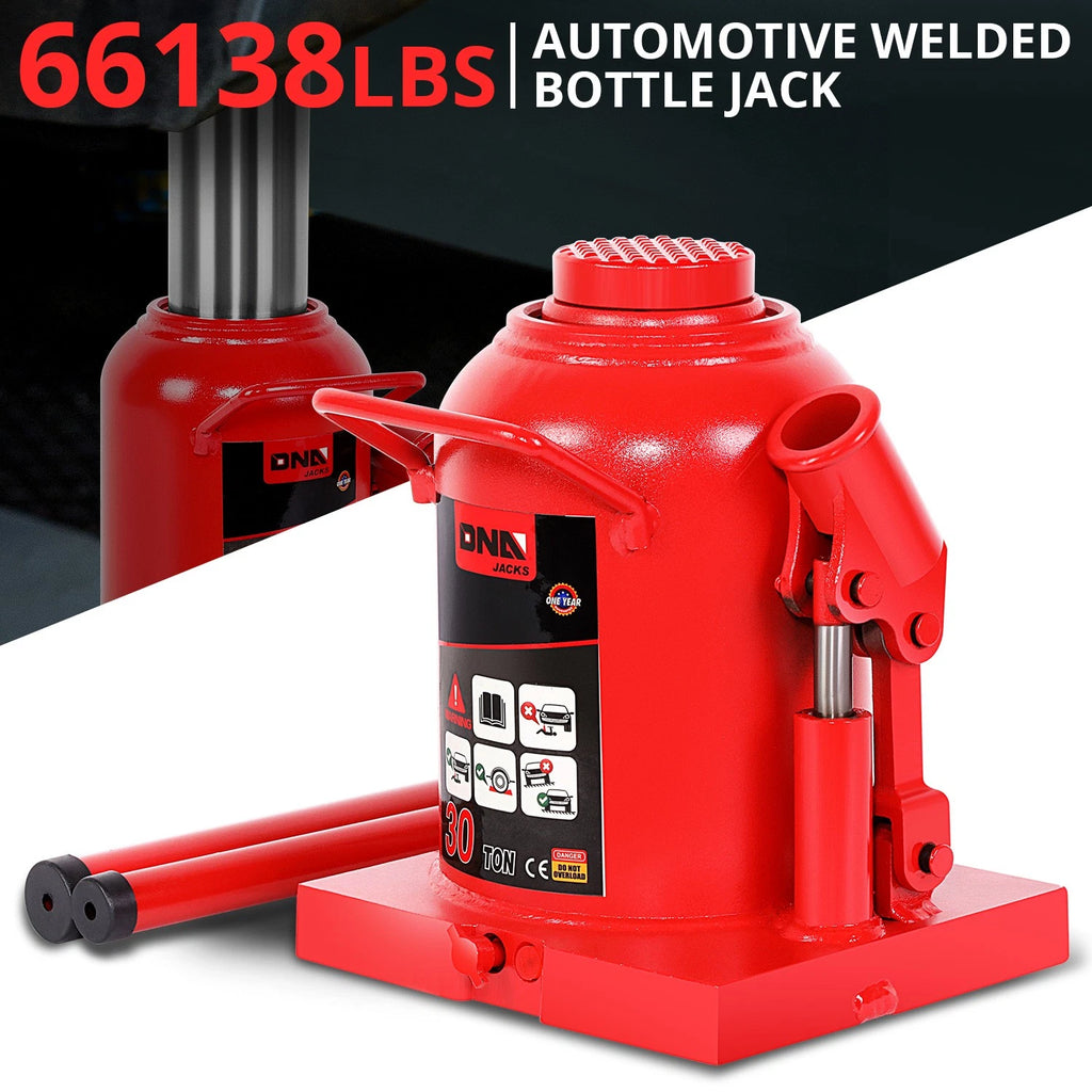 30 Ton Manual Steel Hydraulic Bottle Jack for Auto Repair
