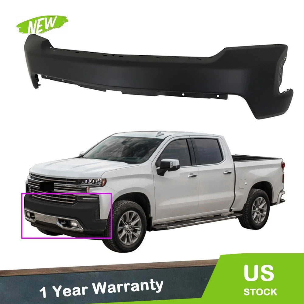 Front Bumper Bar for Chevy Silverado 1500 (2019–2021) Black
