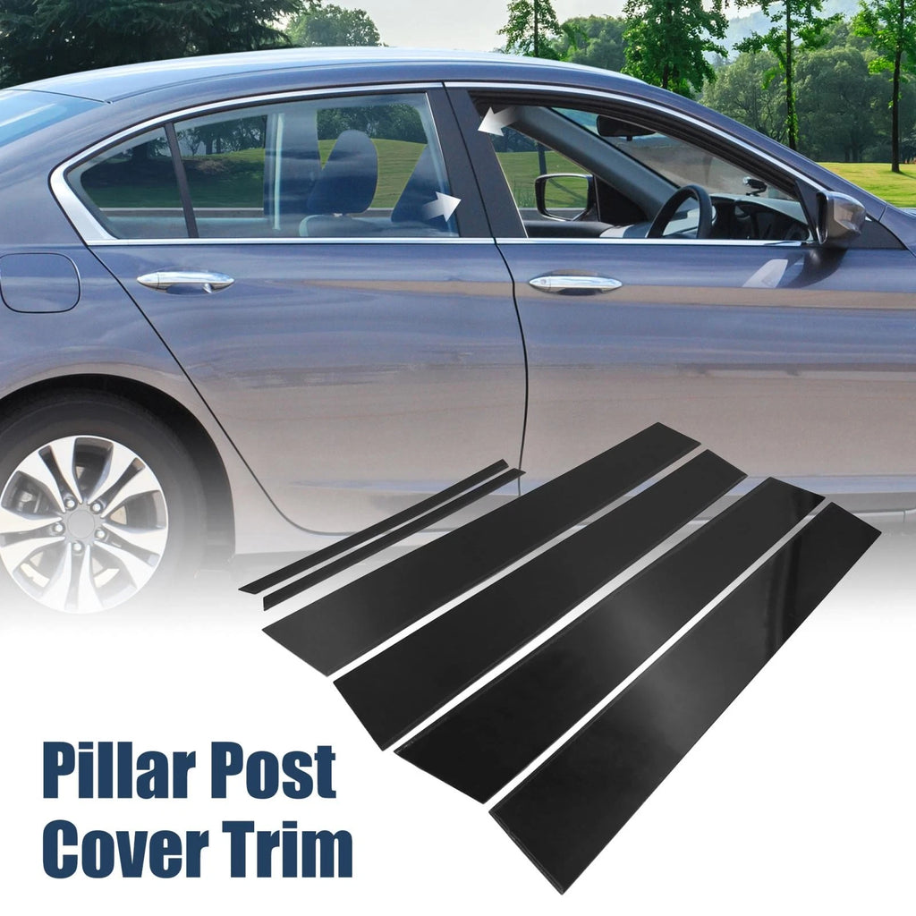 Set of 6 Door Window Pillar Post Trim for Toyota Corolla (2014–2018) 714998942876
