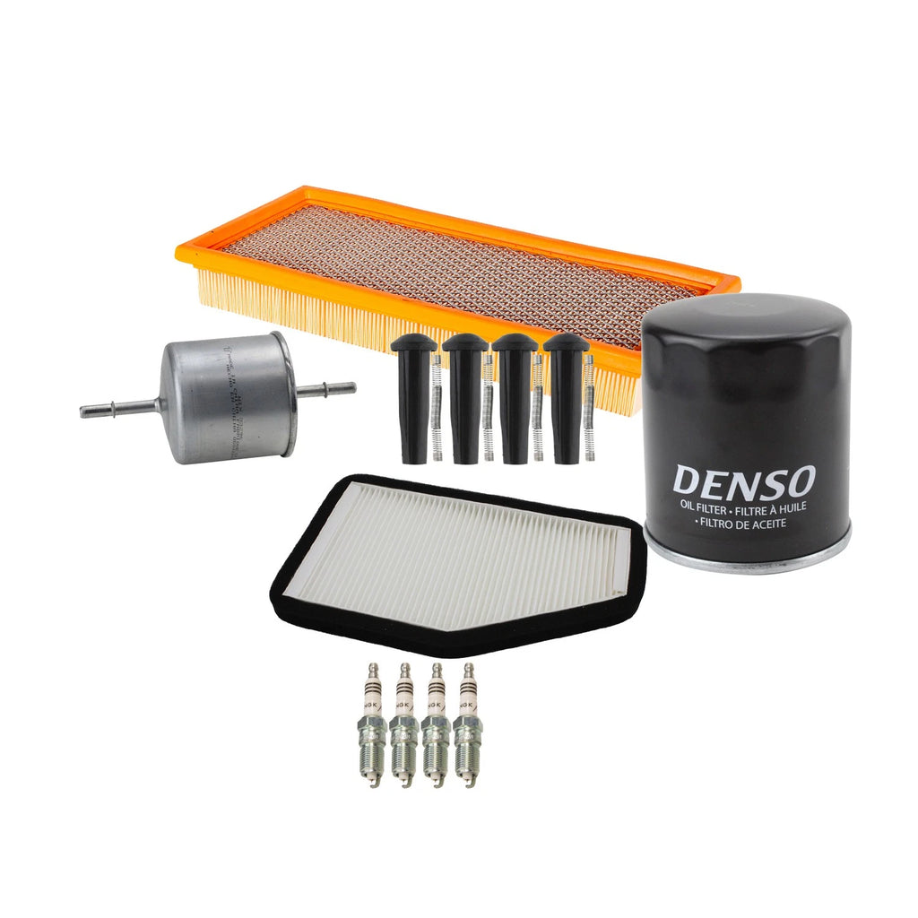 Tune Up Kit with 4 NGK Spark Plugs & Boots for Mazda Tribute (2008)
