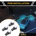 Set of 4 Bumper Reverse Backup Parking Sensors for Chevrolet Silverado (No. 15239247)