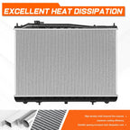 OE Replacement Full Aluminum Core Radiator for Frontier/Xterra (1998–2004) DPI-2215