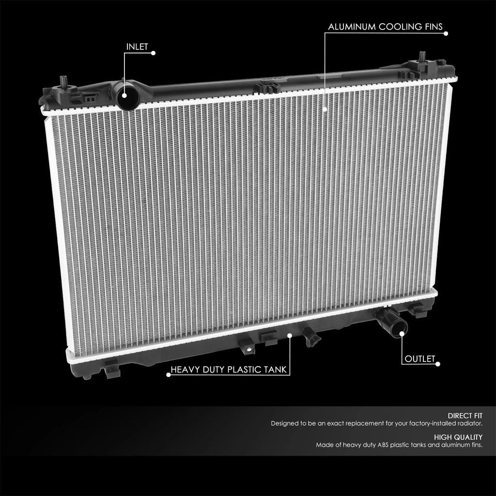 Cooling Radiator for Lexus RC300 RC350 2015–2017 (OE Style, Aluminum Core)