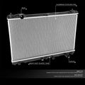 Cooling Radiator for Lexus RC300 RC350 2015–2017 (OE Style, Aluminum Core)