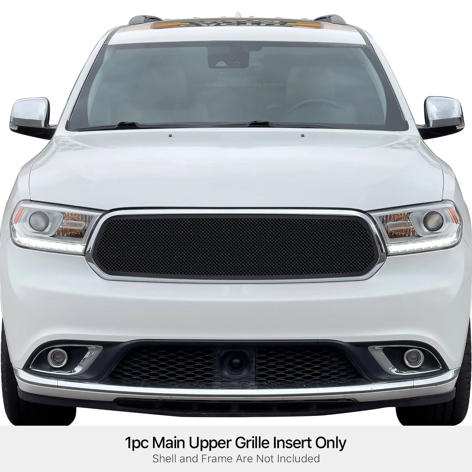 Stainless Black Mesh Grille Insert for Dodge Durango (2014-2020)