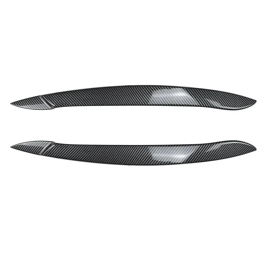 Carbon Style Add-On Headlight Eye Lid Eyebrow Trim Cover for BMW X5 (2008–2013)