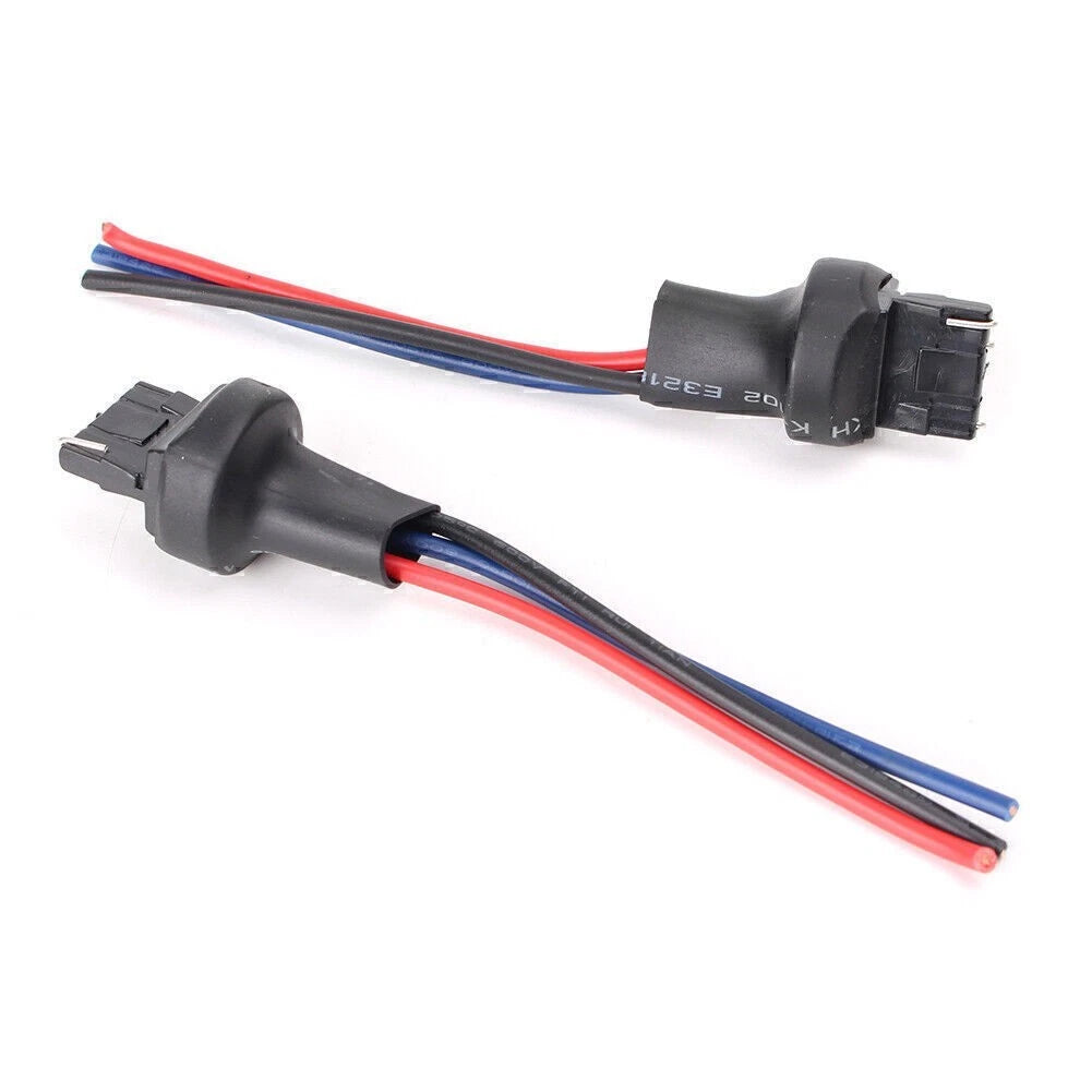 7443 7444NA Male Adapter Wiring Harness Socket for Universal Headlight Fog Light