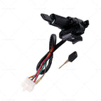 Ignition Switch Lock Fuel Gas Cap Key Set for Kawasaki ZZR 400 600 ZXR (1990–2008)