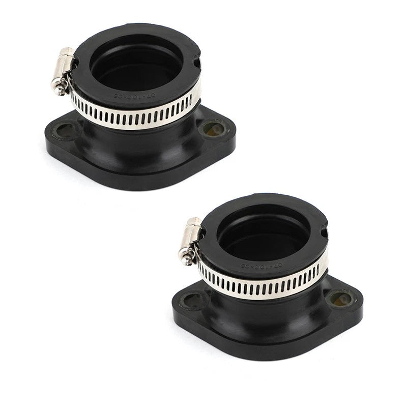 2X Intake Manifold Boot Joint Carburetor Flange Socket for Polaris (N/A) 3082439