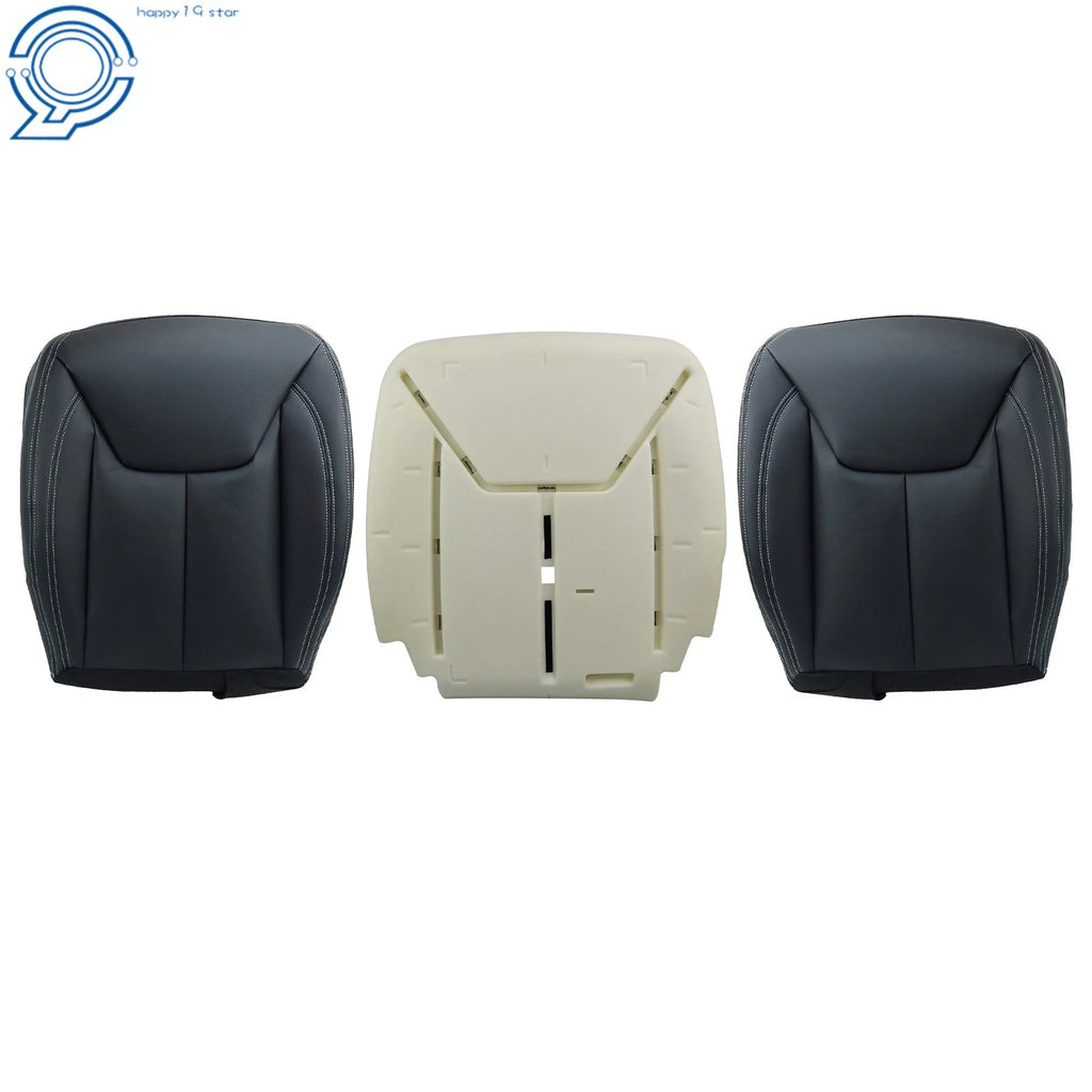 Front Seat Bottom Covers with Driver Foam Pad for Jeep Wrangler (2013–2017)