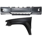 Bumper Cover Kit for Jeep Grand Cherokee (2005–2007) with Chrome Insert