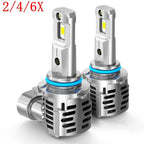 2X 9005 HB3 LED Headlight Bulbs for High Beam (Plug and Play)