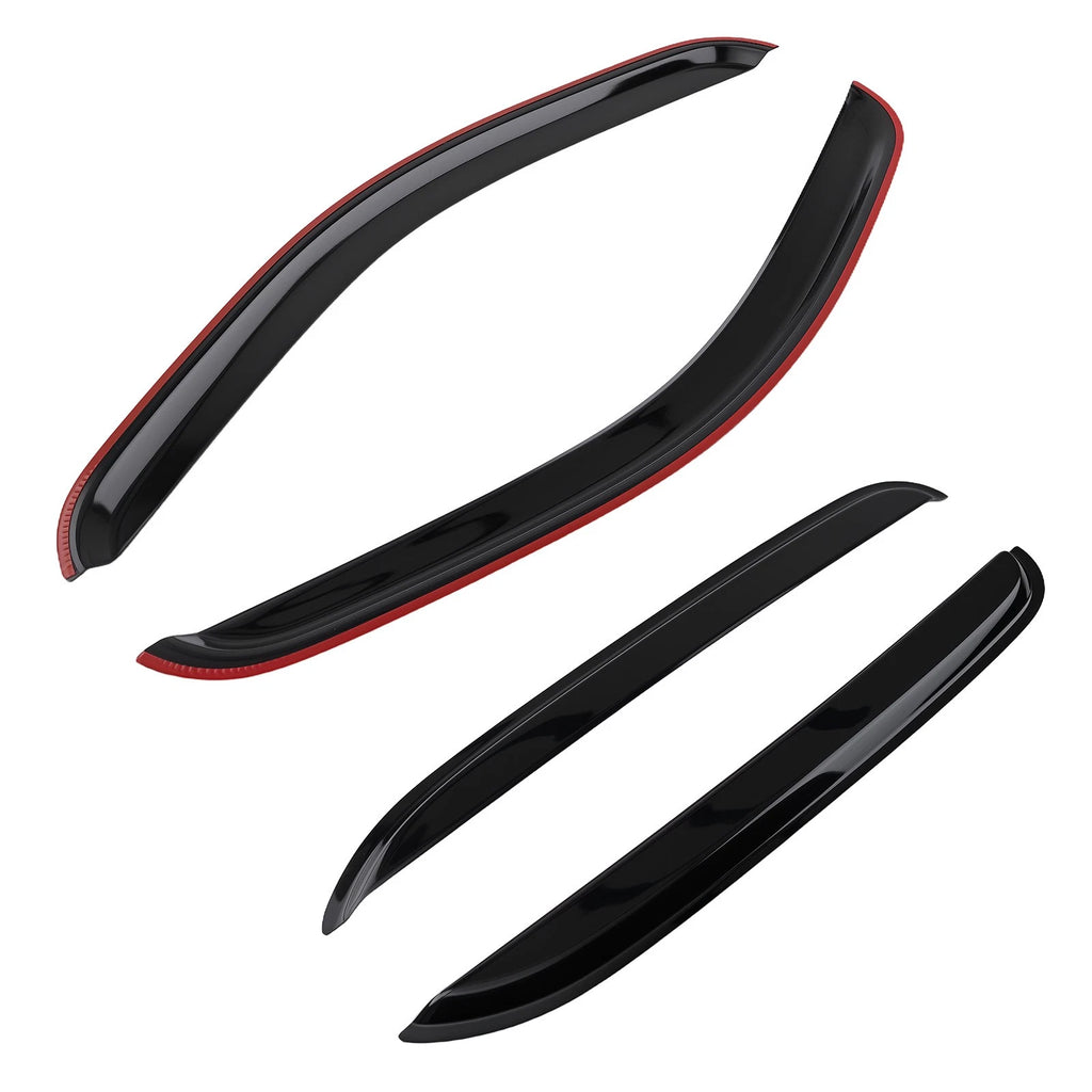 Set of 4 Acrylic Window Rain Guards for GMC Yukon (2007–2014)
