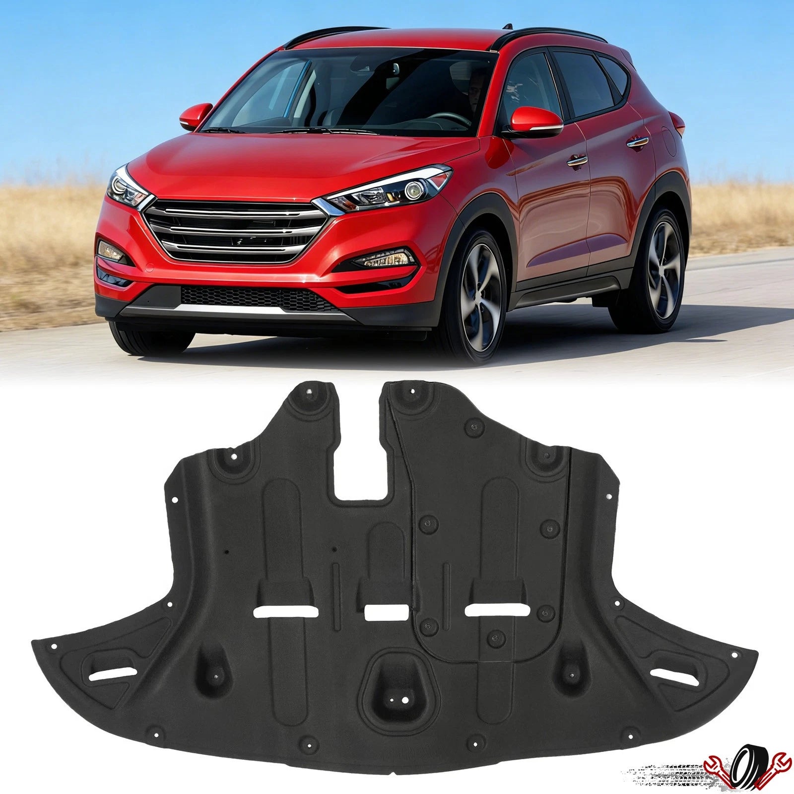 Front Engine Splash Shield for Hyundai Tucson (2016–2021)