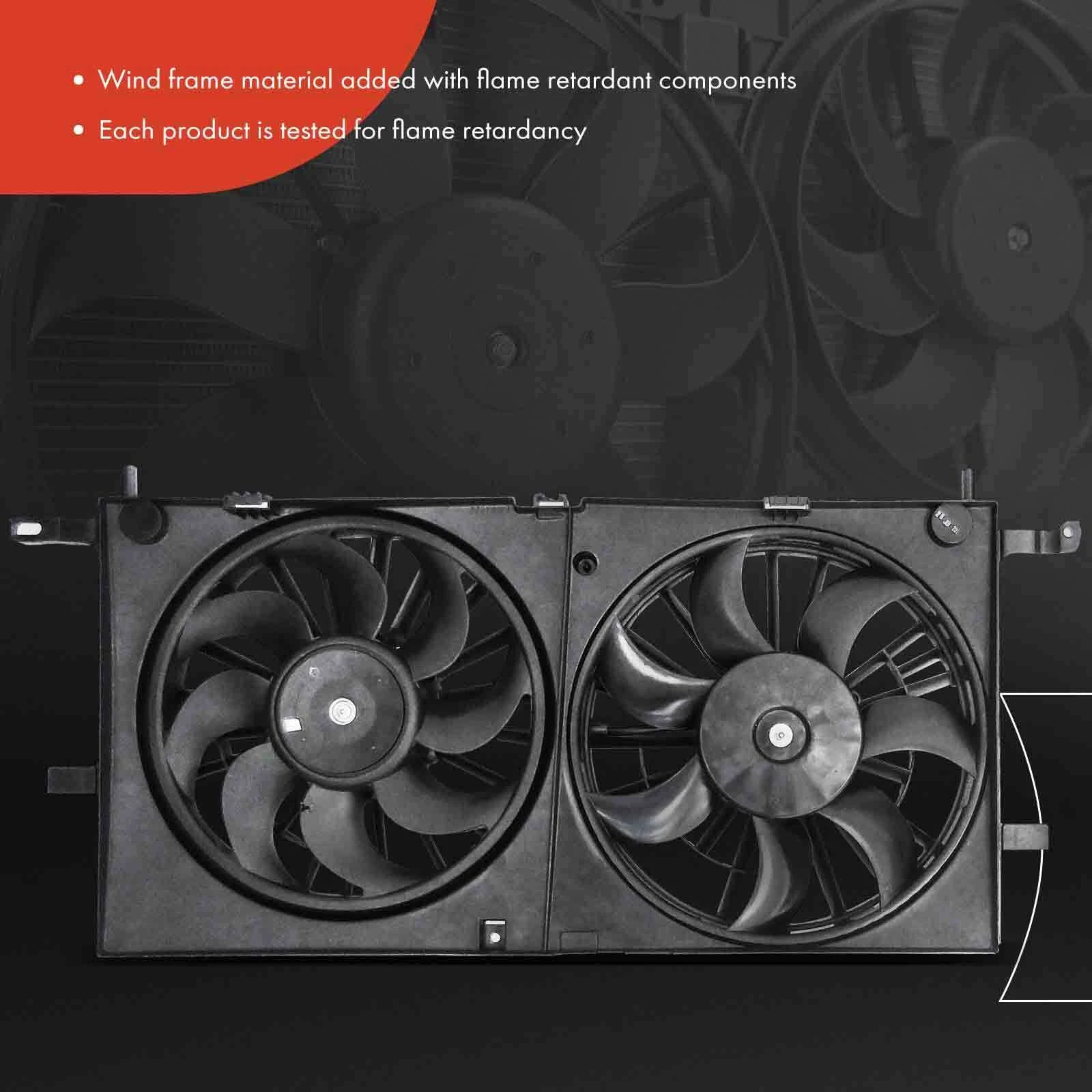 Dual Cooling Fan Assembly for Buick Terraza, Chevy, Pontiac (2005–2008)