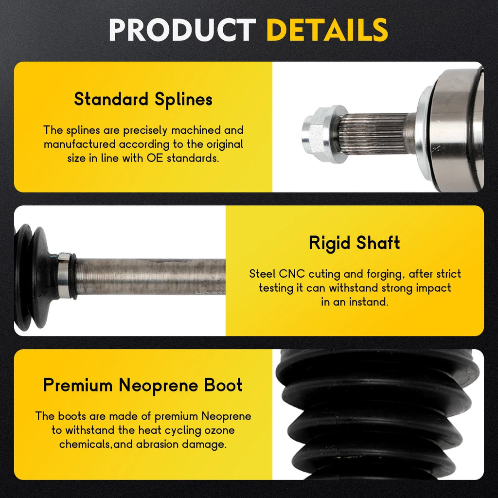 Front Right CV Axle Assembly for Acura TL (2009–2012)