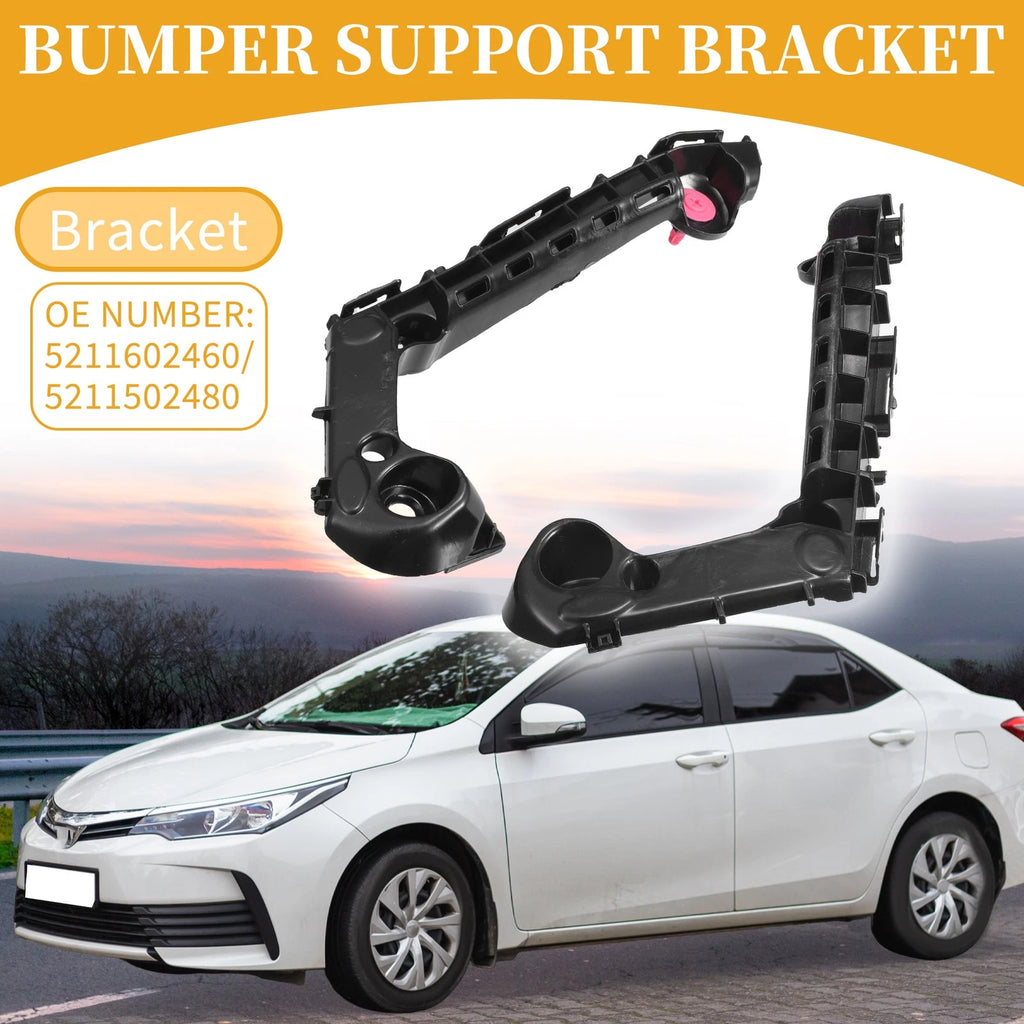 Set of 2 Front Bumper Support Brackets for Toyota Corolla (2019–2024)