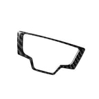 Interior Multimedia Knob Cover Trim for Audi A6 A7 (2012–2018) Carbon Fiber Black