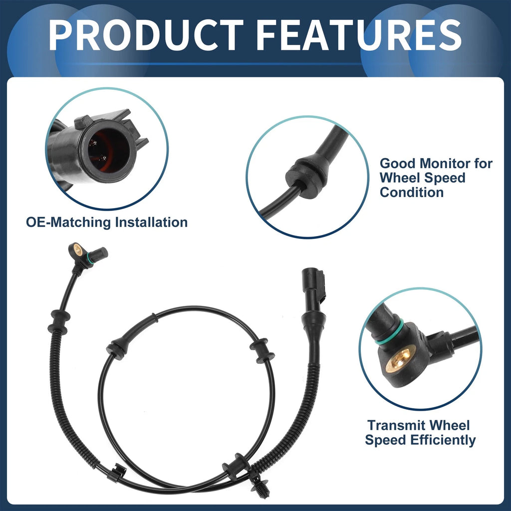 ABS Wheel Speed Sensor No. 4L3Z2C204AB for Ford F-150 (2004–2005) Front